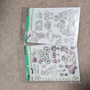 Penny Black Unmounted Stamps, 1 New, 1 EUC